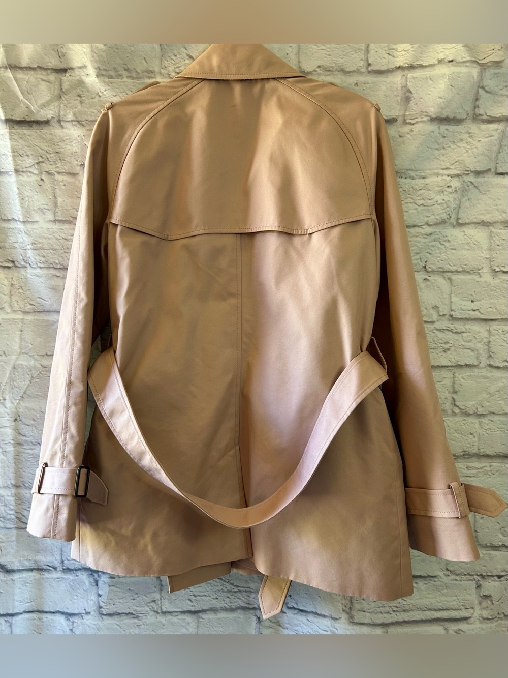 Coach Double-Breasted Trench Coat With Dust Bag - Picture 12 of 13